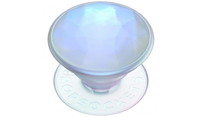 Popsockets Luxe Iridescent Dichroic Phone Holder and Stand - White