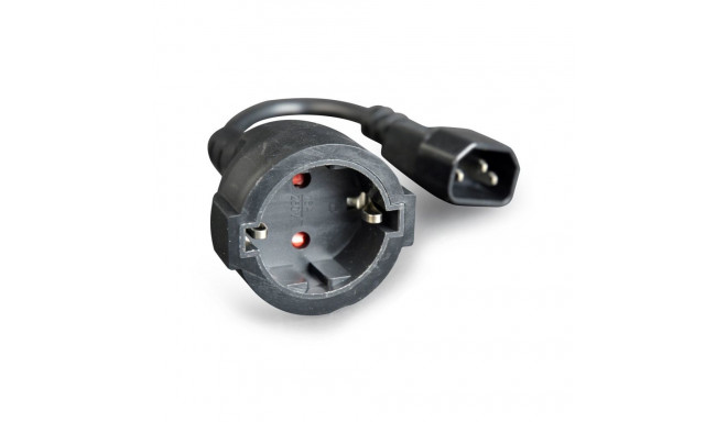 Gembird PC-SFC14M-01 toiteadapter IEC320 C14 -> SCHUKO (F) 15 cm kaablil