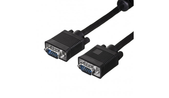 Gembird CC-PPVGA-10-B VGA kaabel 3 m VGA (D-Sub) must