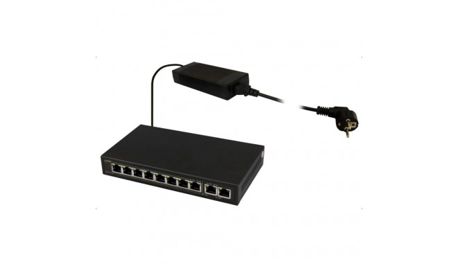 PULSAR SG108 network switch Gigabit Ethernet (10/100/1000) Power over Ethernet (PoE) Black