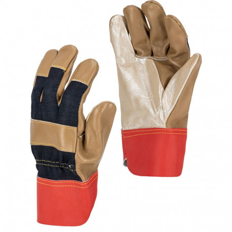 Rękawice mööblinahast veisenahk l271310p, 12 paari, "10", ce, lahti