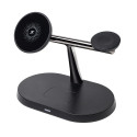 Maxlife wireless charger 3in1 15W, black (MXWC-03) (opened package)