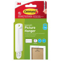 3M pildiriputusribad Command Sawtooth 1 Hook+2 Strips, valge