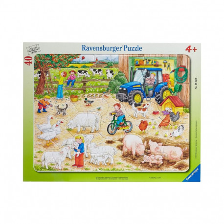 Ravensburger suur plaatpusle 40 tk Suures farmis