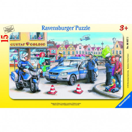 Ravensburger plaatpusle Politsei 15tk