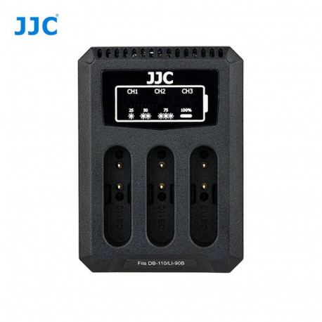 JJC laadija USB Multi Battery Charger Ricoh DB-110/Olympus LI-90B/JJC B-DB110