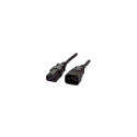 "Equip Kaltgeräteverl.-Kabel IEC C14 -> IEC C13 St/Bu 1.80m Polybeutel"