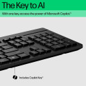 HP 225 G2 USB Wired Mouse Keyboard Combo, Copilot Key - Black - US ENG