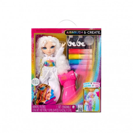 Rainbow High nukk airbrush, roheliste silmadega