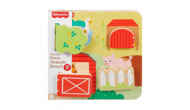 Wooden board Farm Animals