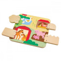 Wooden board Farm Animals