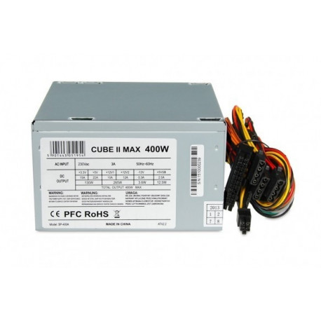 Power Supply 400 W CUBE II 12 CM FAN