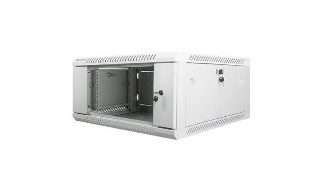 Wall-Mounted Rack 19 inches 4U 600X600mm grey