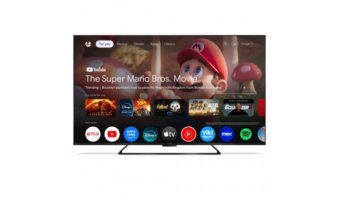 Sharp | 65HR7265E | 65 | Smart TV | Google TV | Black