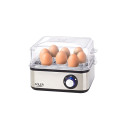 Adler AD 4486 egg cooker 8 egg(s) 800 W Black Satin steel Transparent