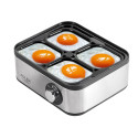 Adler AD 4486 egg cooker 8 egg(s) 800 W Black Satin steel Transparent