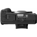 Canon EOS R100 + 18-45 + 55-210mm, must (avatud pakend)