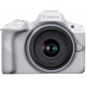 Canon EOS R50 + 18-45mm, valge (avatud pakend)