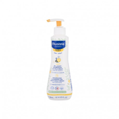 Mustela Bébé Nourishing Cleansing Gel with Cold Cream (300ml)