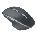 CANYON MW-21, 2.4 GHz Wireless mouse,with 7 buttons, DPI 800/1200/1600, Battery:AAA*2pcs,Dark gray72