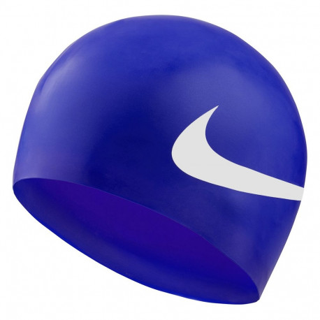 Nike ujumismüts NESS8163-494 mustriline silikoonist, sinine