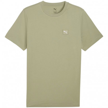 Puma meeste t-särk Ess Elevated Tee 684726 82 M, oliiviroheline