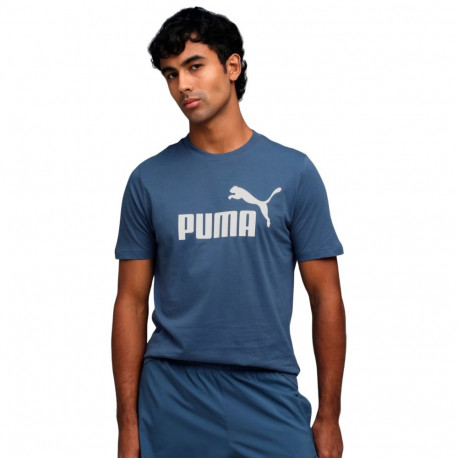 Koszulka męska Puma Ess No.1 Logo Tee (s) niebieska 682533 80 M