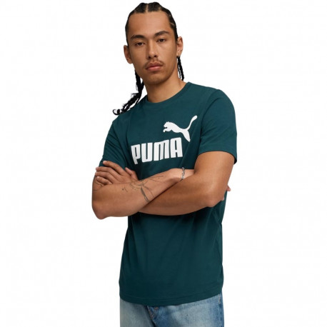 Puma meeste t-särk Ess No.1 Logo Tee 682533 75 S, roheline