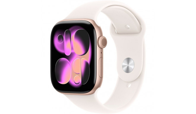 Nutikell Apple Series 11 GPS 42mm Rose Gold/Light Blush Sport S/M