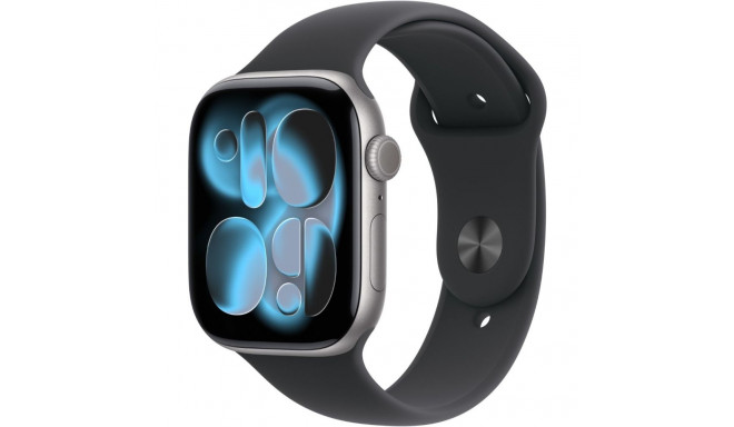 Nutikell Apple Series 11 GPS 42mm Space Grey/Black Sport M/L