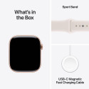 Nutikell Apple Series 11 GPS 42mm Rose Gold/Light Blush Sport S/M