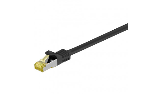 Võrgukaabel CAT6A S/FTP 15.0m, must, 500 MHz, PiMF, LSZH, CU, CAT 7 kaablist