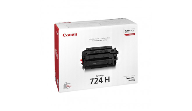 CANON CRG-724H kassett must 12 000 lehte LBP6750dn jaoks