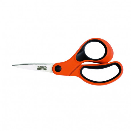 Bahco FS-7.5 floral scissors – serrated compact strong blades, 200 mm length, lightweight ergonomic 