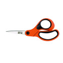 Bacho floral scissors with soft touch finger loop, 75mm blade