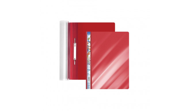 Clip file A4 Forofis PP red glossy
