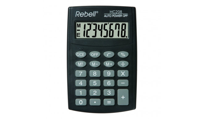 Taskukalkulaator REBELL HC208 8-kohaline