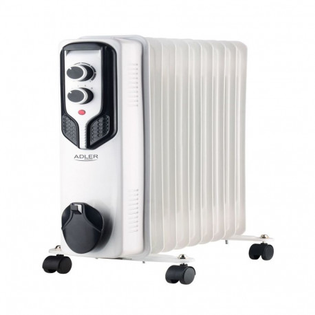 Adler Oil-Filled Radiator AD 7816 2000 W, Number of power levels 3, White