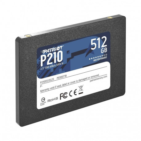 DRIVE SSD PATRIOT P210 SSD 512GB SATA 3