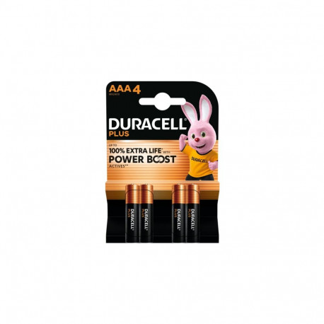 Duracell MN 2400 Plus Power Boost AAA (LR03) Blister Pack 4pcs