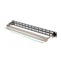 PATCH PANEL BLANK 48 PORT 1U 19" FTP FOR KEYSTONE MODULES BLACK LANBERG