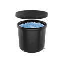 Foldable portable inflatable bathtub 80 x 79 cm black Foldable portable inflatable bathtub 80 x 79 cm black