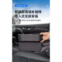 Cup holder between seats black