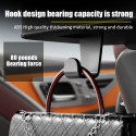 Car organizer for front seats with compartments OXFORD black Car organizer for front seats with compartments OXFORD black