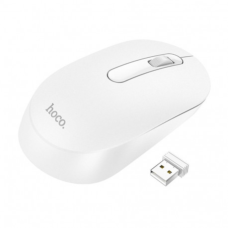 Wireless mouse Hoco 2,4G 1200 dpi GM14 white