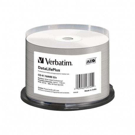 Verbatim CD-R 700 MB CD-R (50 pieces, printable)