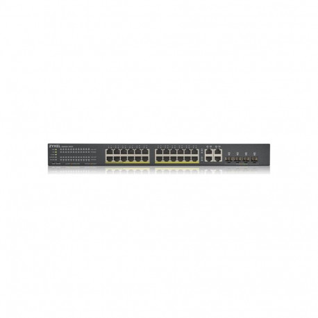 GS1920-24HP V2 (schwarz, 375W PoE+ Gesamtbudget)