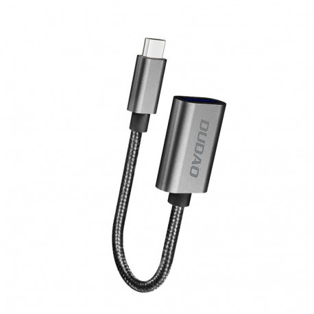 Dudao L15T OTG Adapter USB-C - USB-A - Gray
