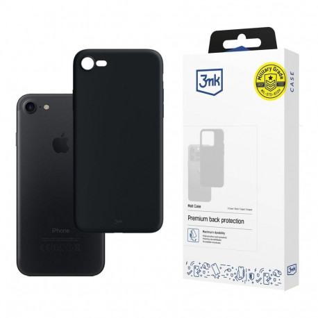 3mk Matt Case for iPhone 7 / 8 / SE 2020 / SE 2022 - black