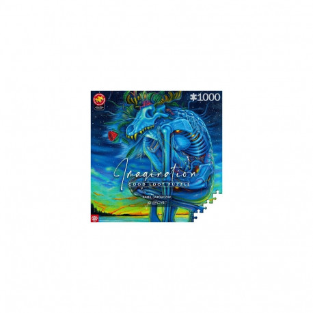 Puzzle Good Loot Imagination - Kamil Jakóbczak: White Wolf 1000 pc(s)